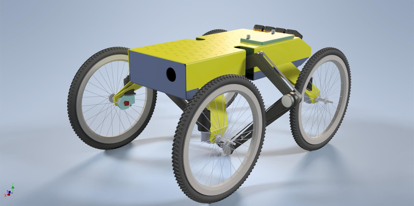 BioFarmLab-Prototyp des Unkrautroboters